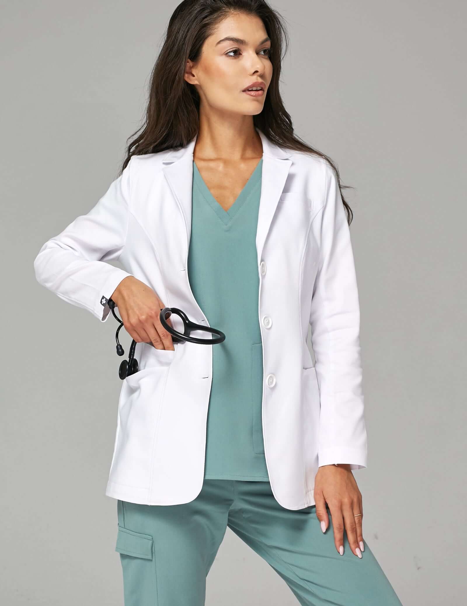 Women's Medical Coat Slim Fit - MADISON SHORT